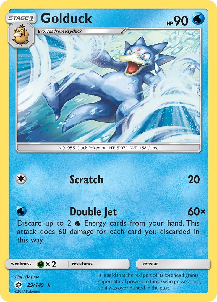 Golduck - 029/149 (SM01) Rare - Near Mint