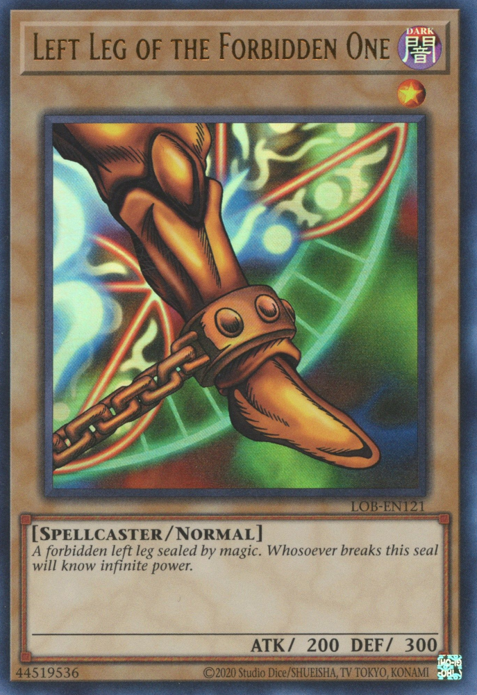 Left Leg of the Forbidden One (LOB-EN121 (c) 2020 25th Anniversary) Ultra Rare - Near Mint Unlimited