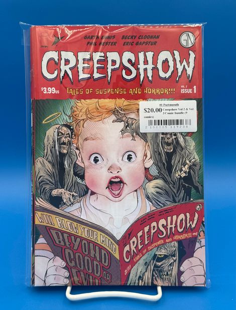 Creepshow Vol 2 & Vol 3 Comic Bundle (9 comics)