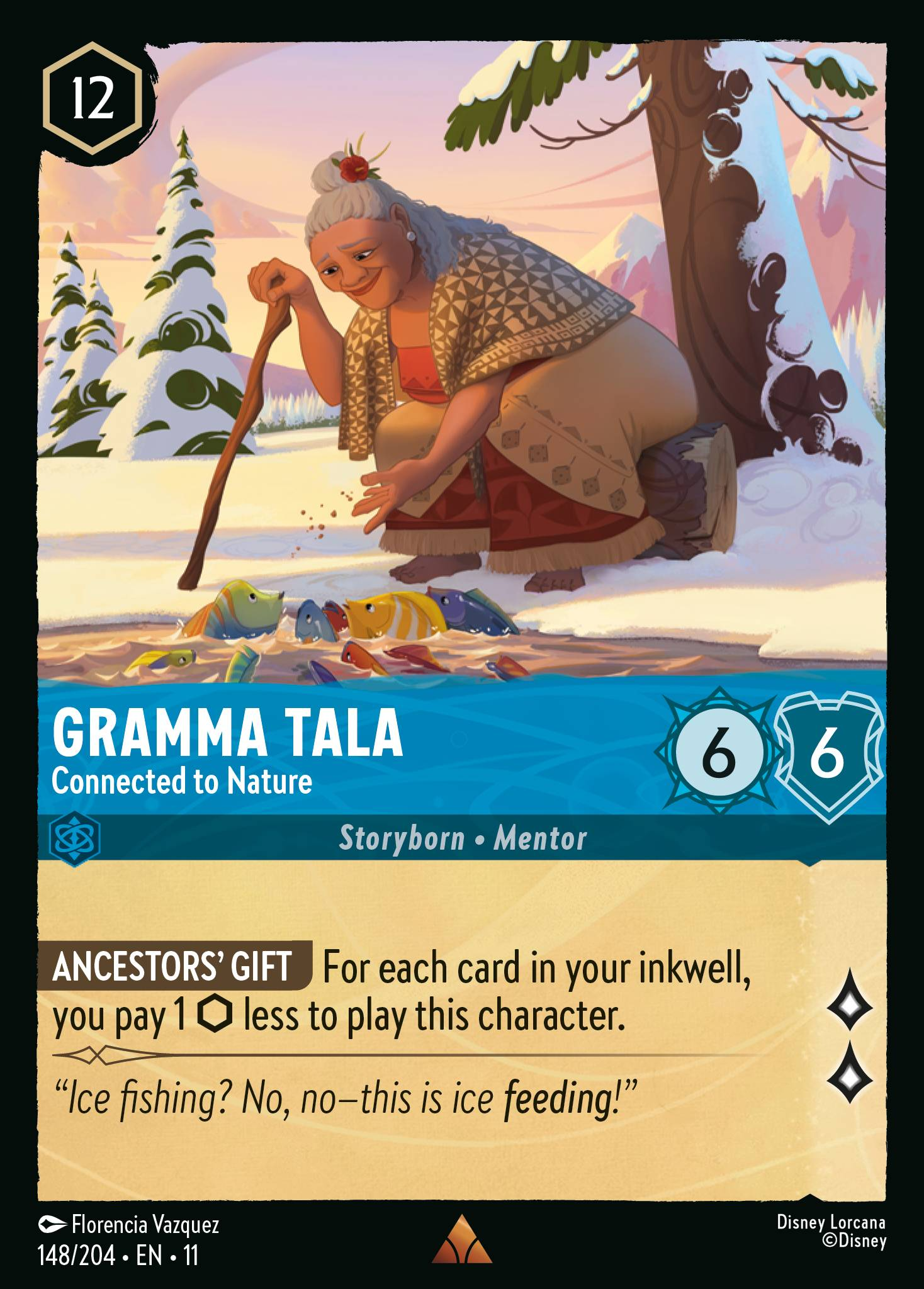 Gramma Tala - Connected to Nature (148/204 - Winterspell) Rare