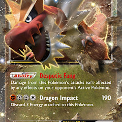 Tyrantrum EX - XY70 (XY:PR) Promo - Damaged Holofoil