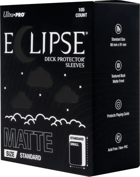 Ultra-PRO: PRO-Matte Eclipse - Jet Black (100)