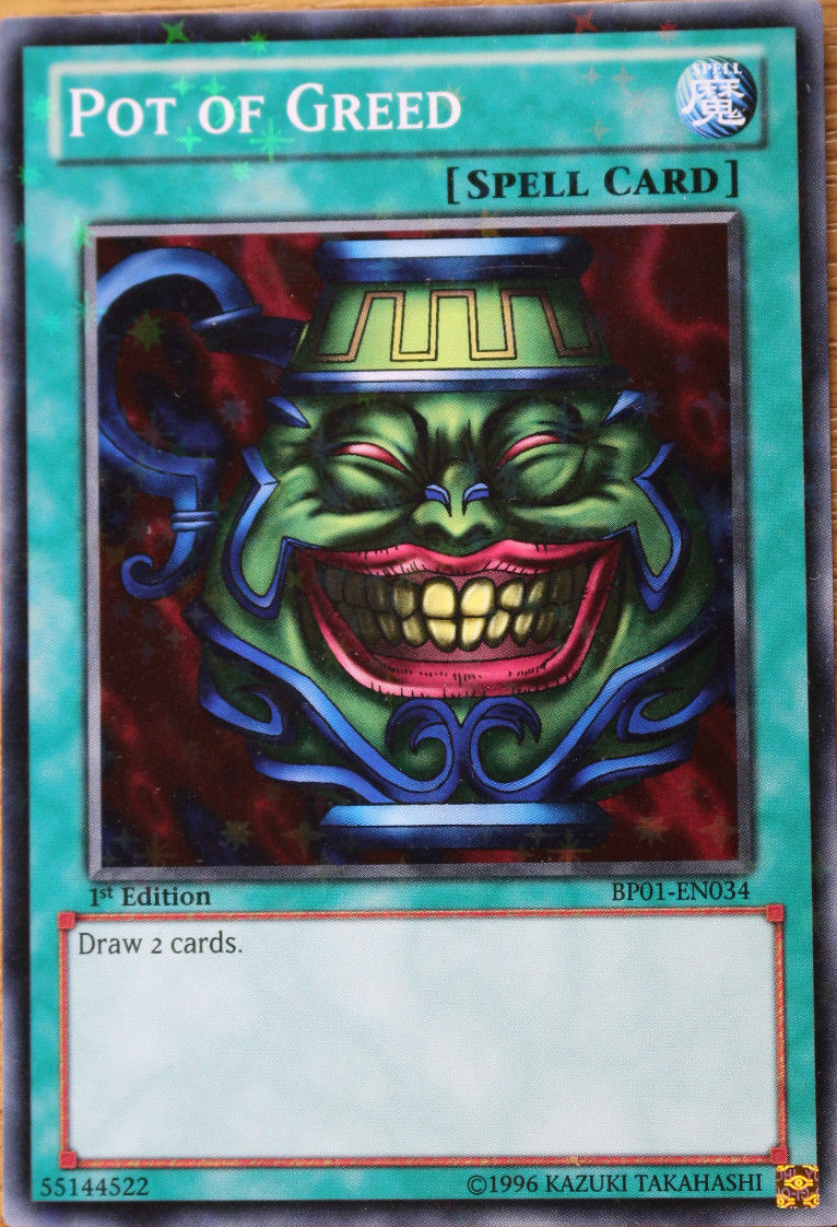 Pot of Greed (Starfoil) (BP01-EN034) Starfoil Rare - Near Mint 1st Edition