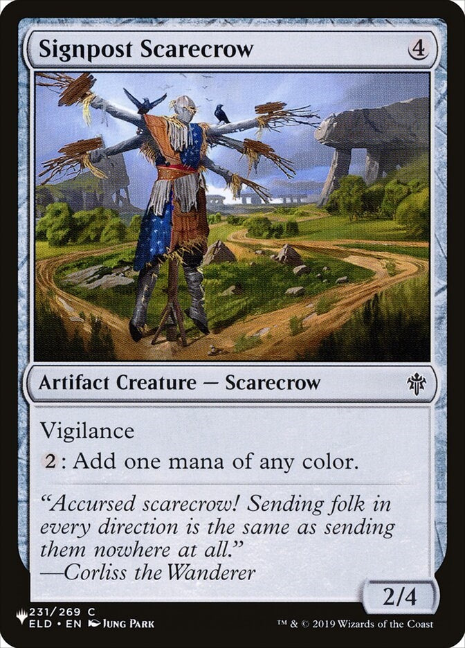 Signpost Scarecrow (ELD-C-LIST)