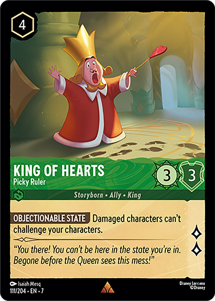 King of Hearts - Picky Ruler (Archazia's Island - 111/204) Rare
