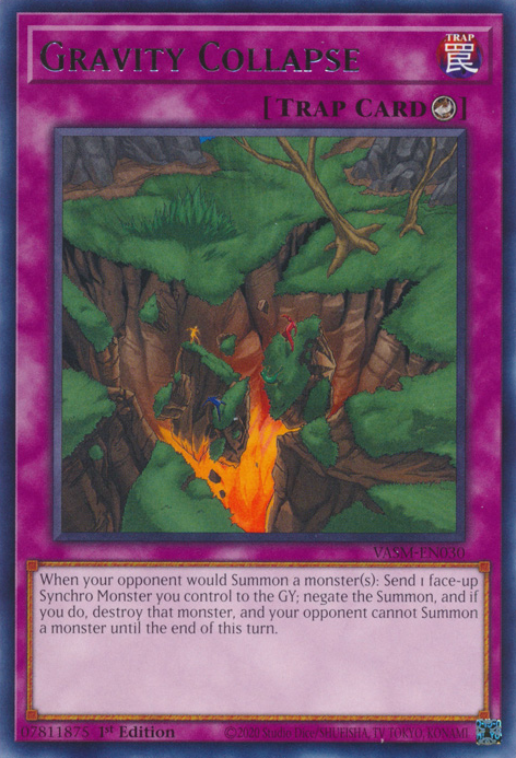 Gravity Collapse (VASM-EN030) Rare - Near Mint 1st Edition