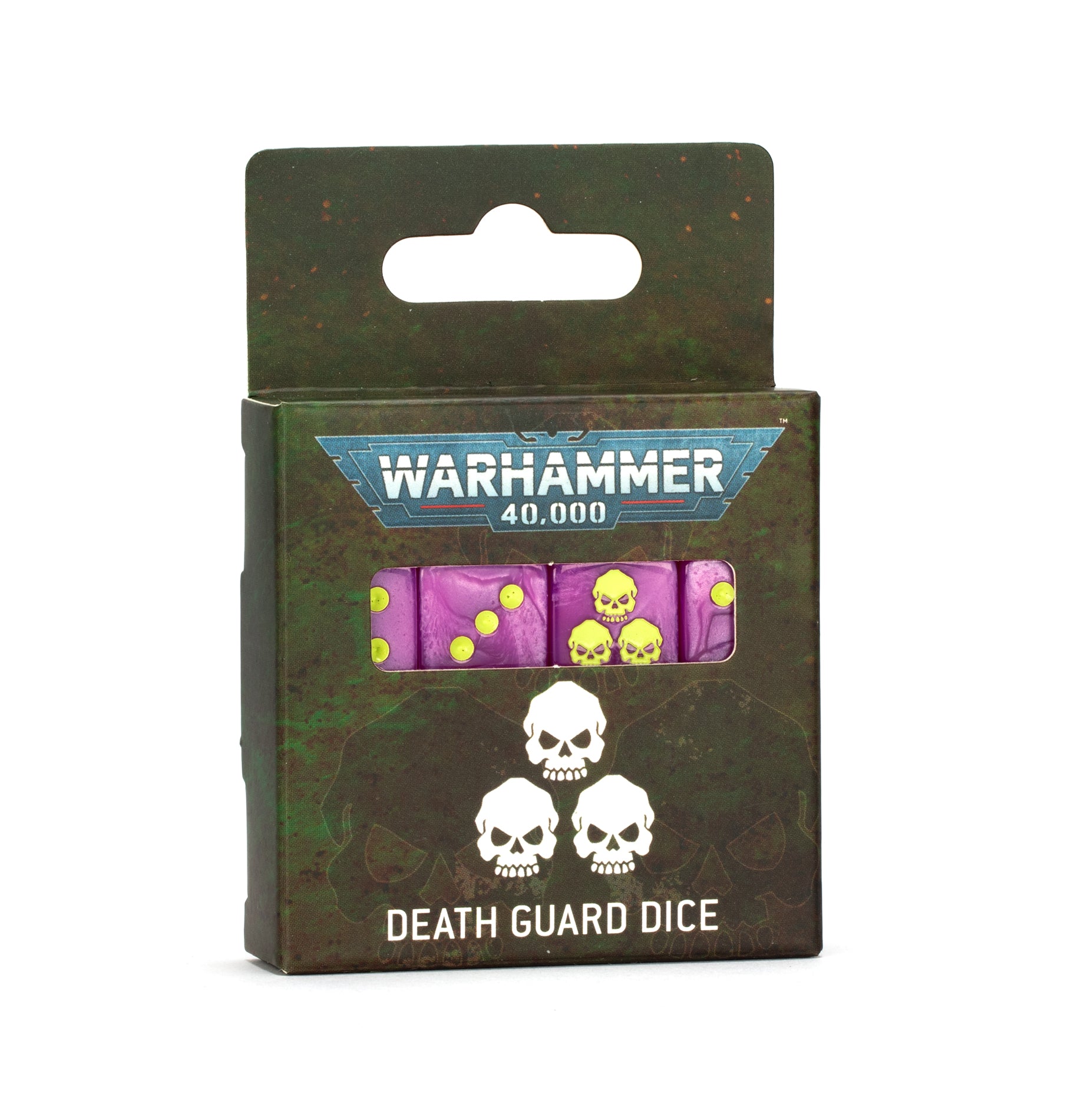 Citadel Hobby: Dice Set - 40K: Heretic Astartes: Death Guard (10th)