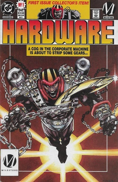 Hardware (1993 Series) #1 (9.6) 1st App Hardware (Curt Metcalf). First Comic Published by Milestone Media.