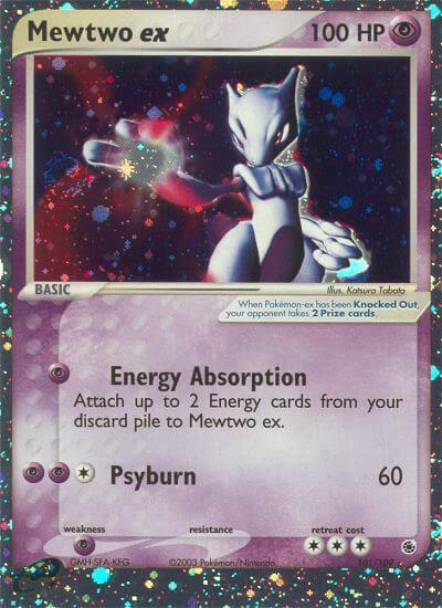 Mewtwo ex - 101/109 (RS) Ultra Rare - Damaged