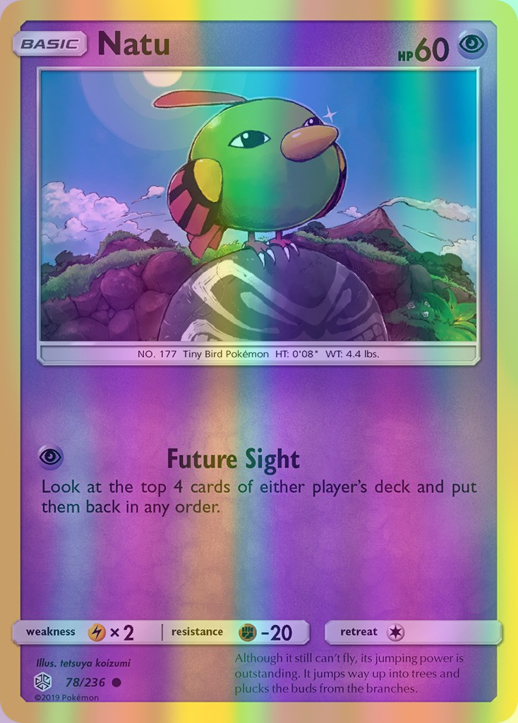 Natu - 078/236 (CEC) Common - Near Mint Reverse Holofoil