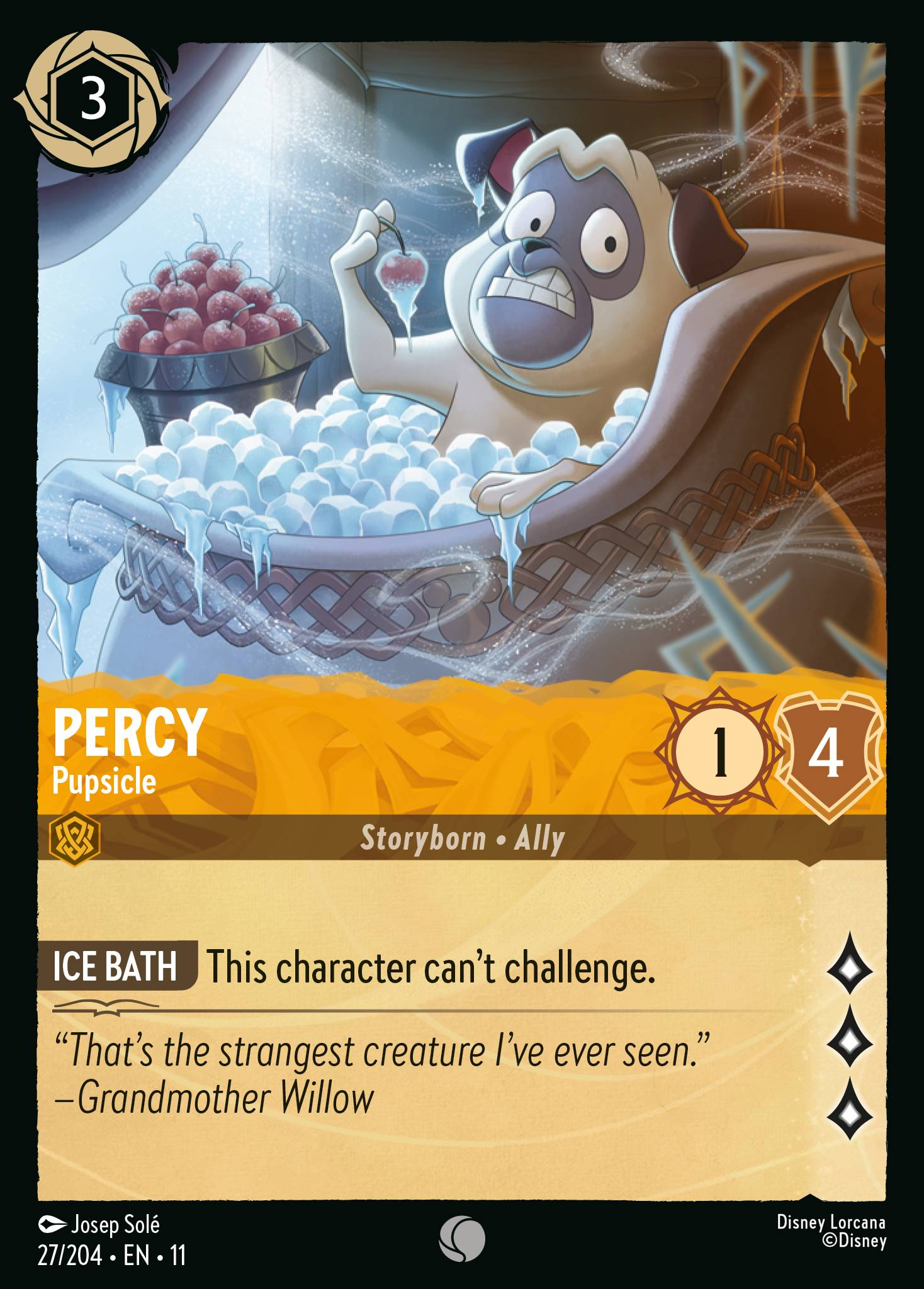 Percy - Pupsicle (027/204 - Winterspell) Common