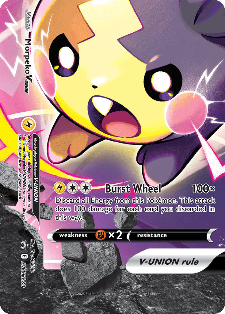 Morpeko V-Union - SWSH289 (SWSH:PR) Promo - Near Mint Holofoil