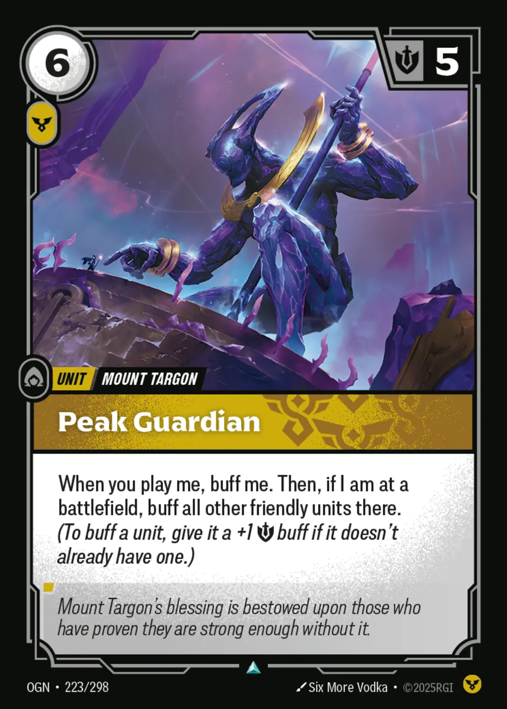Peak Guardian - 223/298 (OGN) Uncommon