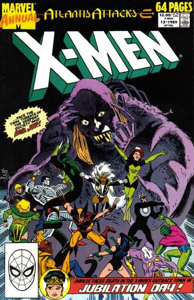 X-MEN ANNUAL (1970 Series) #13 - Atlantis Attacks (8.5)