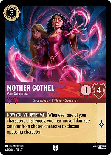 Mother Gothel - Vain Sorceress (Archazia's Island - 064/204) Uncommon