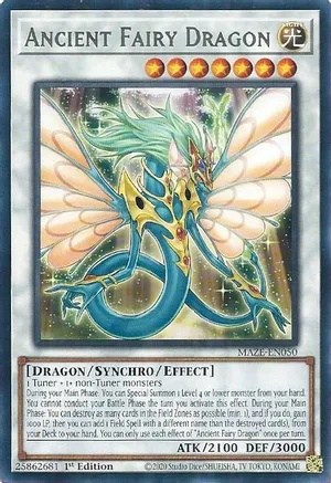 Ancient Fairy Dragon (MAZE-EN050) Rare - Near Mint 1st Edition