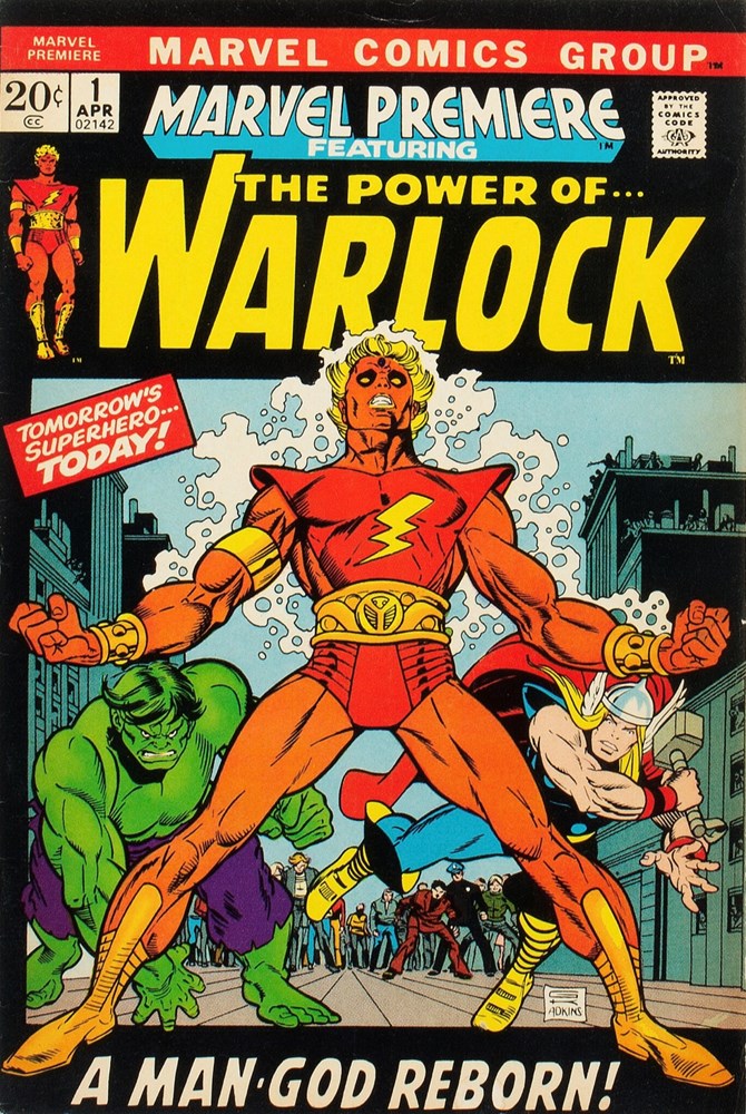 MARVEL PREMIERE (1972 Series) #1 (3.0) 1st App Warlock, Reborn from Him - Unnamed Emerald later called the Soul Stone