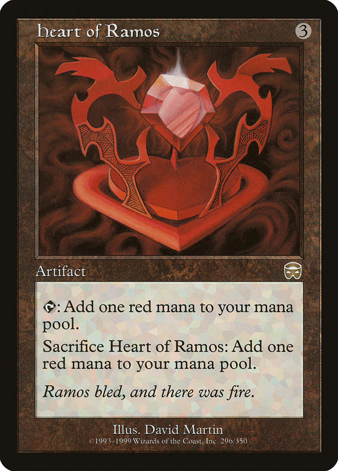 Heart of Ramos (MMQ-R-FOIL) Moderate Play