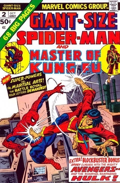 GIANT-SIZE SPIDER-MAN (1974 Series) #2 (6.0) 1st App of Lu Chang, Spider-Bandit; Master of Kung-Fu App