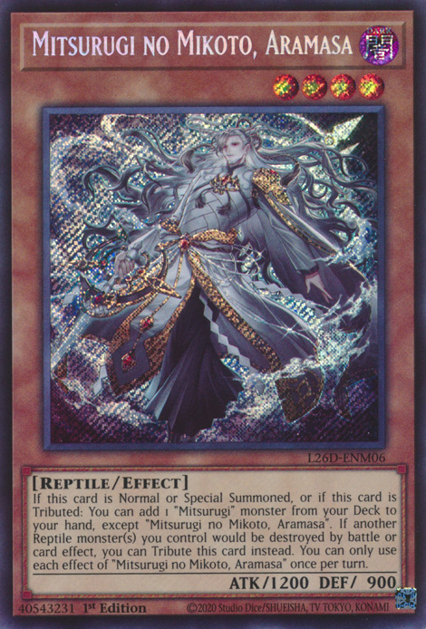 Mitsurugi no Mikoto, Aramasa (L26D-ENM06)