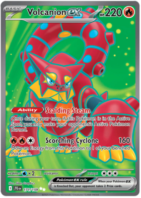 Volcanion ex - 171/159 (JTG) Ultra Rare