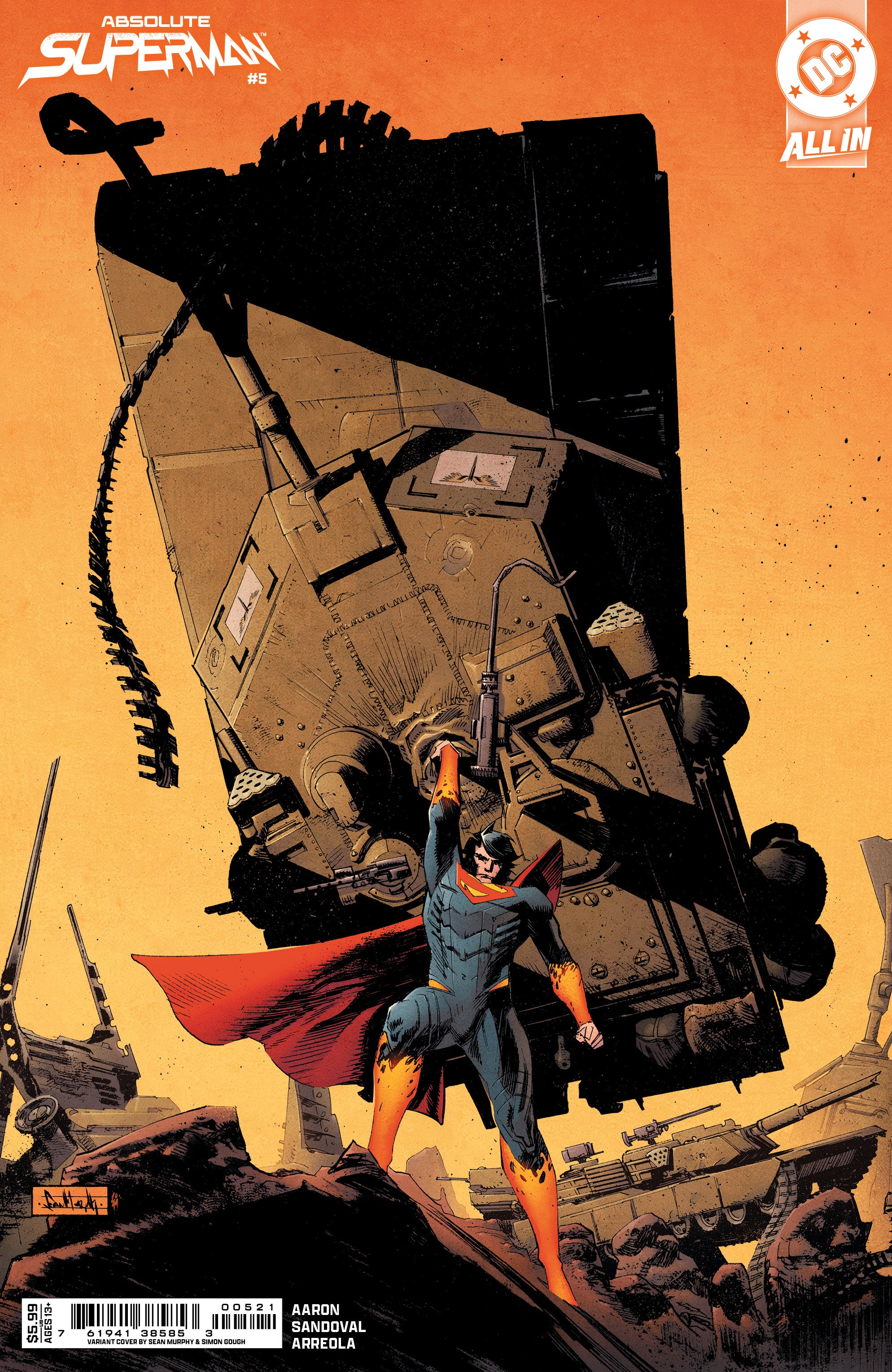 ABSOLUTE SUPERMAN #5 CVR B SEAN GORDON MURPHY CARD STOCK VAR