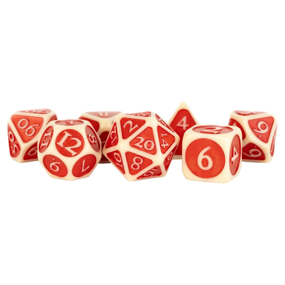 MDG: Acrylic - Ivory w/ Red Poly (7)