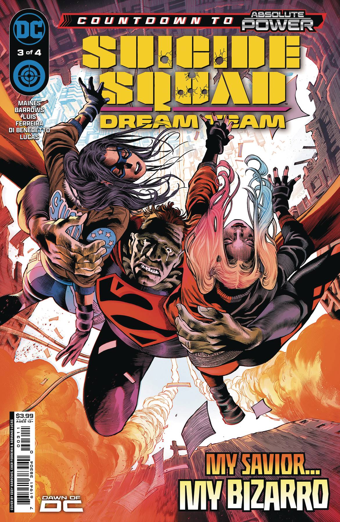 SUICIDE SQUAD DREAM TEAM #3 (OF 4) CVR A EDDY BARROWS & EBER FERREIRA