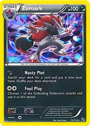 Zoroark (Cracked Ice Holo) - 71/114 (BLE) Promo - Near Mint Holofoil