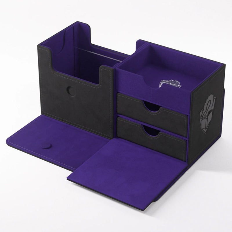 GameGenic: Deck Box - The Academic 133+ XL Tolarian Edition: Black/Purple