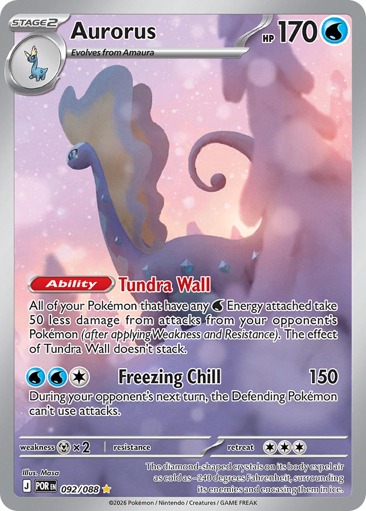Aurorus - 092/088 (POR) Shiny Rare