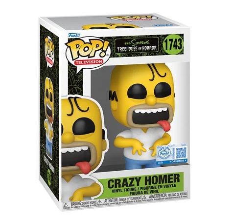 POP Figure: Simpsons Treehouse of Horror #1743 - Crazy Homer (Specialty Series)