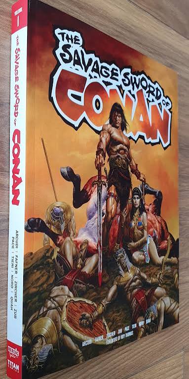 SAVAGE SWORD OF CONAN (TITAN COMICS) TP (VOL 1-3) BUNDLE (USED)