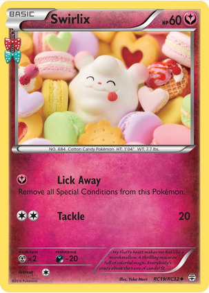 Swirlix - RC19/RC32 (GEN:RC) Uncommon - Light Play Holofoil