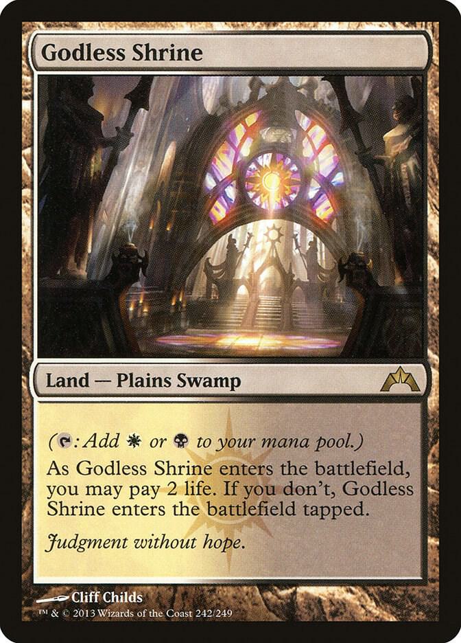 Godless Shrine (GTC-R-FOIL) Light Play