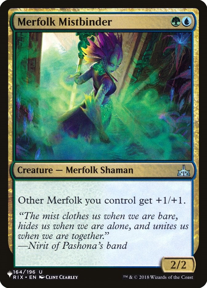 Merfolk Mistbinder (RIX-U-LIST)