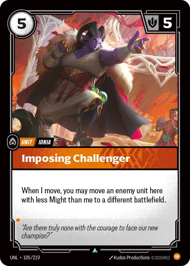 Imposing Challenger - 105/219 (UNL) Uncommon