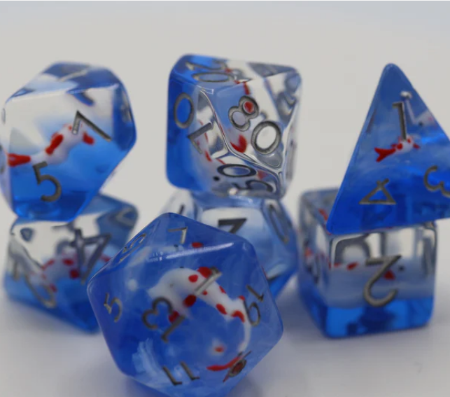 Koi Pond RPG Dice Set
