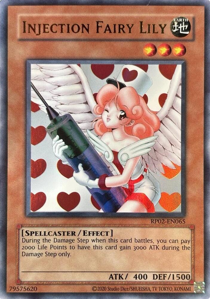 Injection Fairy Lily (RP02-EN065) Ultra Rare Unlimited Edition Near Mint