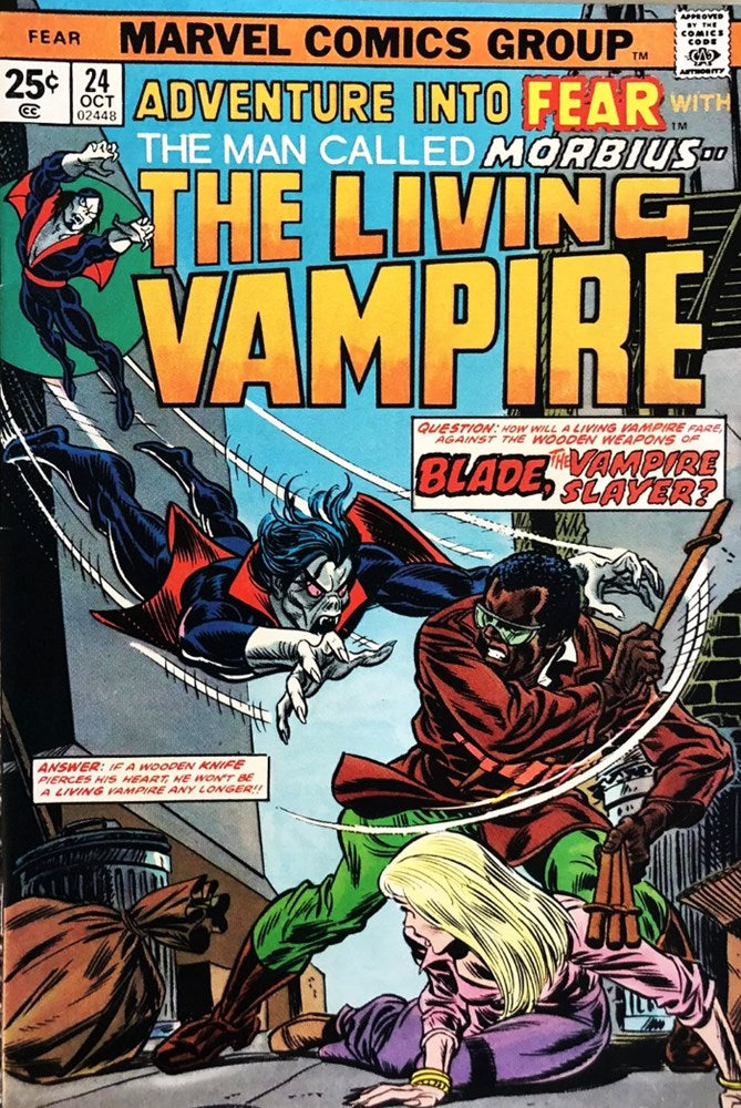 Adventure Into Fear (1972 Series) #24 (6.0) 1st Meeting of Blade and Morbius
