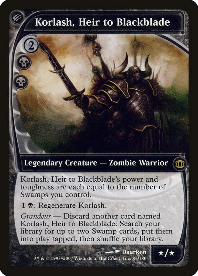 Korlash, Heir to Blackblade (FUT-R) Moderate Play