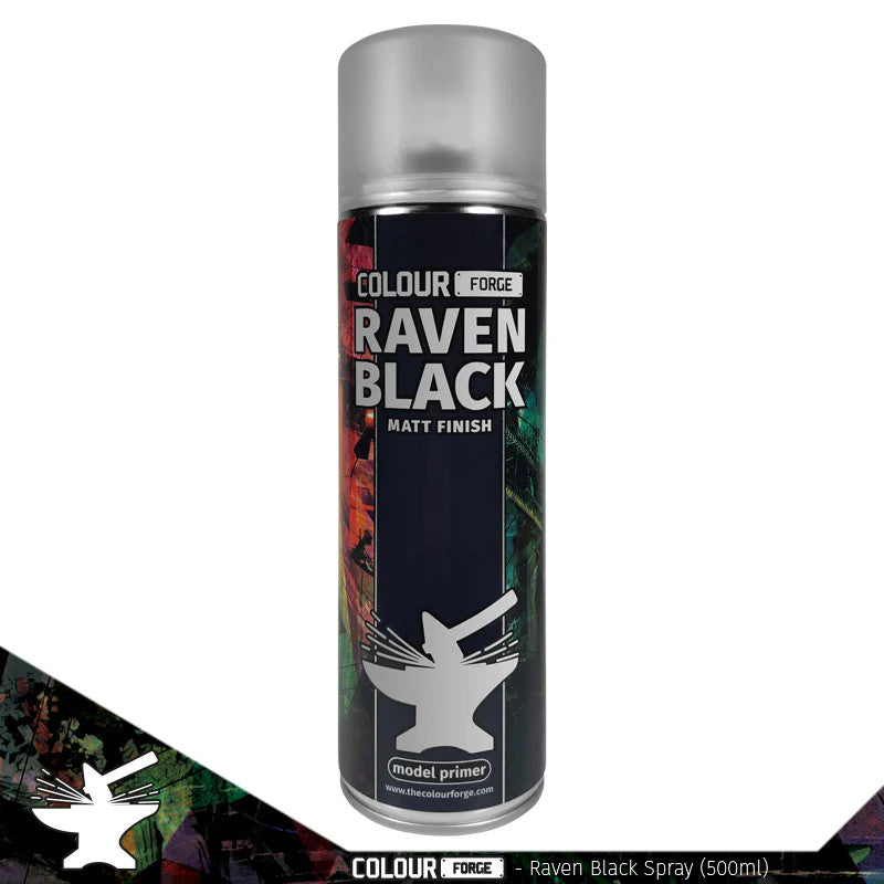 Colour Forge: Spray - Raven Black (500mL)