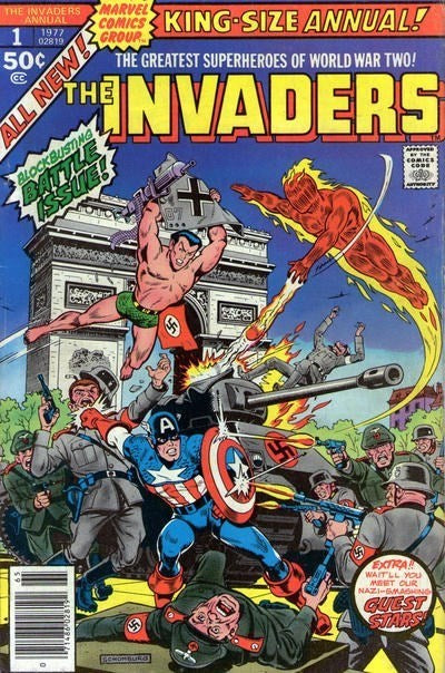 The Invaders Annual (1977Series) #1 (5.0) 1st full Major Axis Appearance - Classic Cover