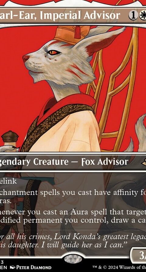 Pearl-Ear, Imperial Advisor #0363 Borderless (MH3-R)