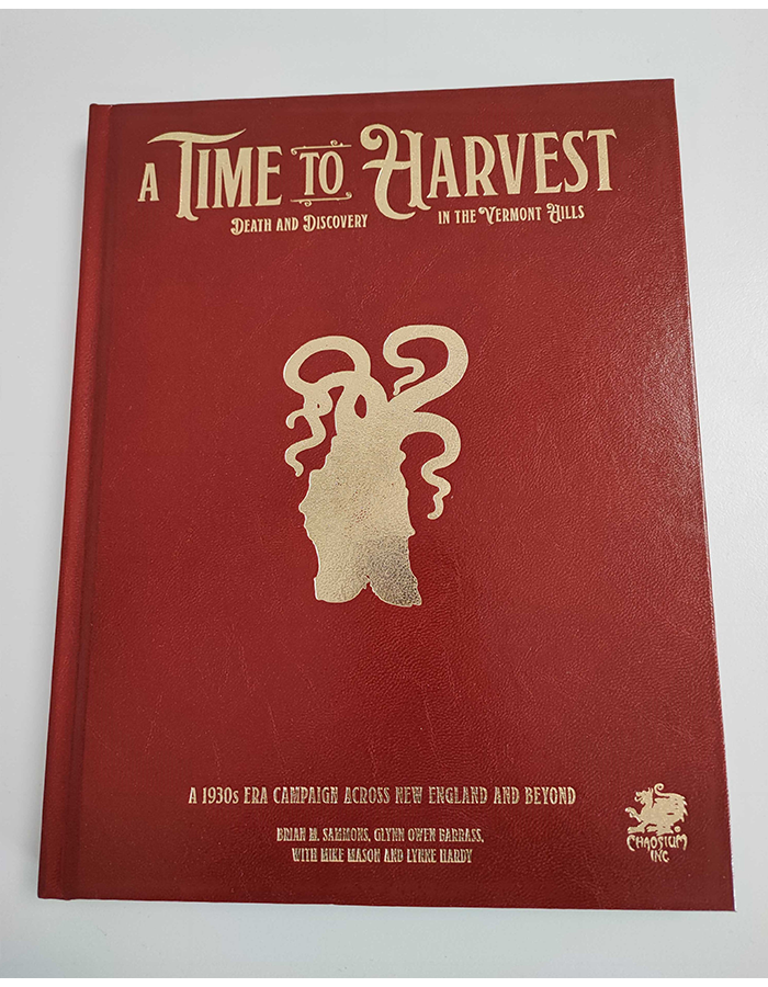 Call of Cthulhu RPG: 7th Edition - A Time to Harvest: Death and Discovery in the Vermont Hills - A 1930's Era Campaign Across New England and Beyond - Leatherette Edition