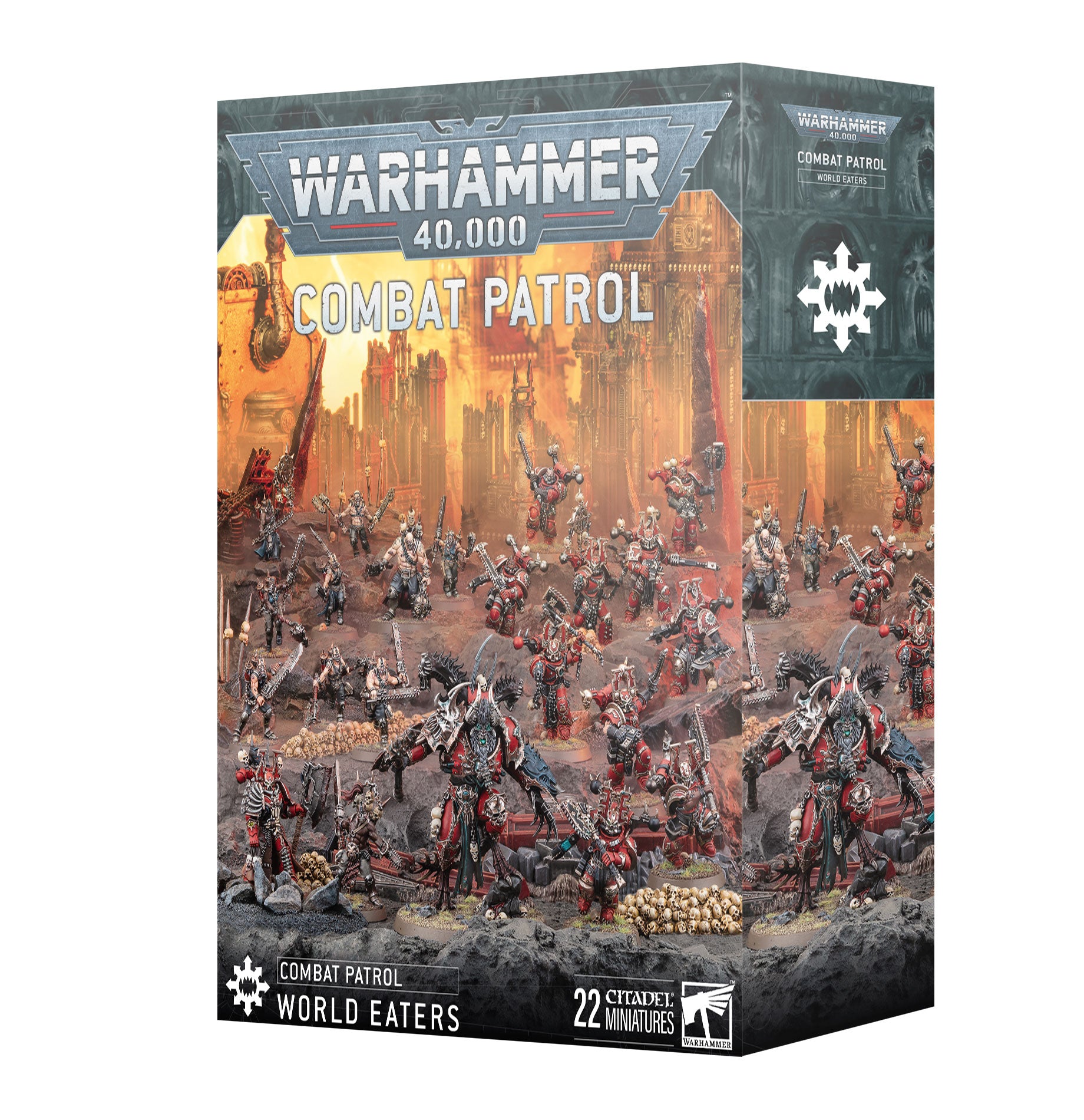 40K: Heretic Astartes: World Eaters - Combat Patrol (10th) (22 Miniatures)