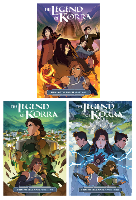 The Legend of Korra: Ruins of the Empire Part 1-3 FULL BUNDLE (USED)