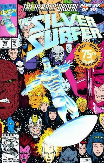 Silver Surfer (1987 Series) #75 (8.0) Death of Frankie Raye