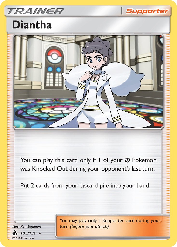 Diantha - 105/131 (FLI) Holo Rare - Near Mint Holofoil