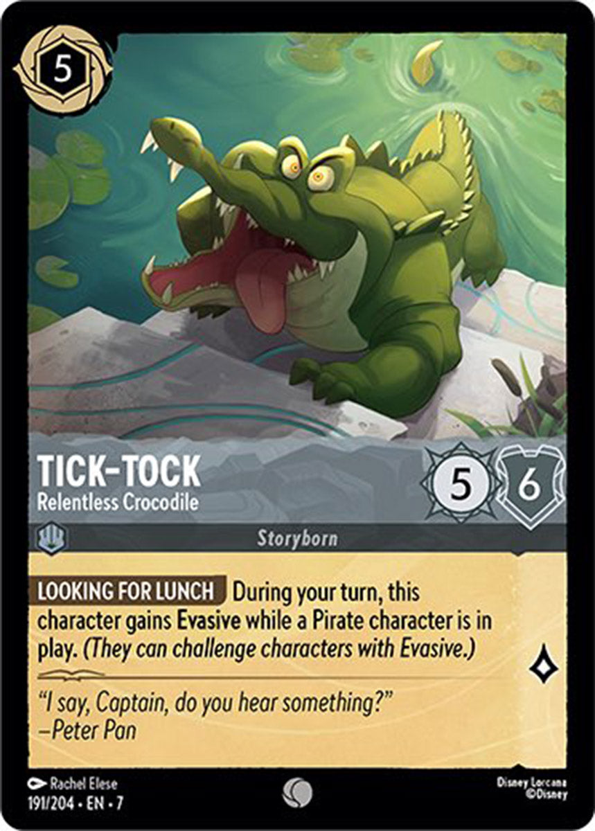 Tick-Tock - Relentless Crocodile (Archazia's Island - 191/204) Common